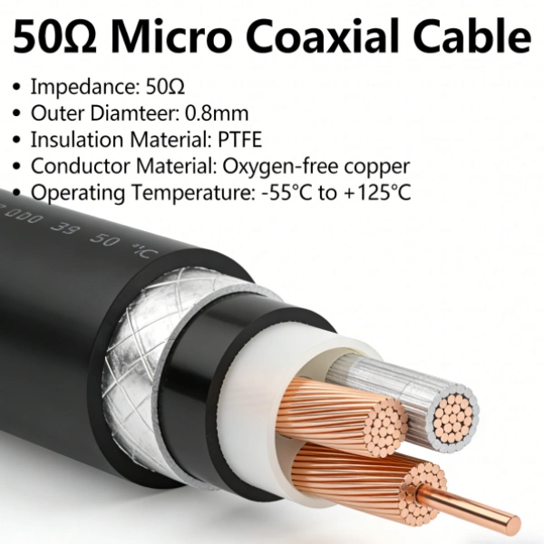 50Ω Micro Coaxial Cable